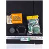 Image 1 : Kamero Auto-Tele Converter Camera Lens, (3) Roughrider Salt & Pepper Shakers