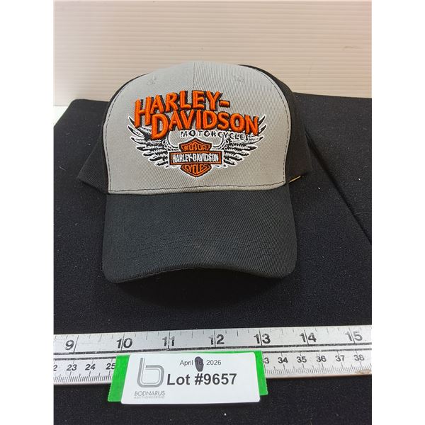 Harley Davidson Velcro Back Cap-New