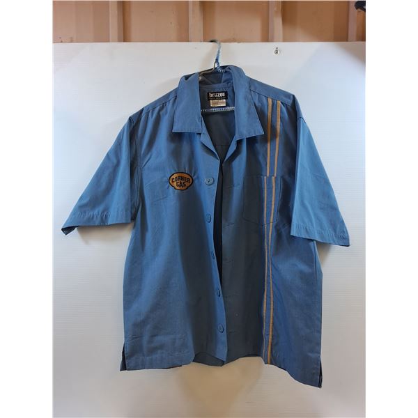 Bruzer CTV Corner Gas Button Front Shirt-size L