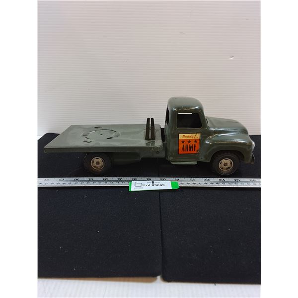 Buddy L Pressed Steel Army Truck