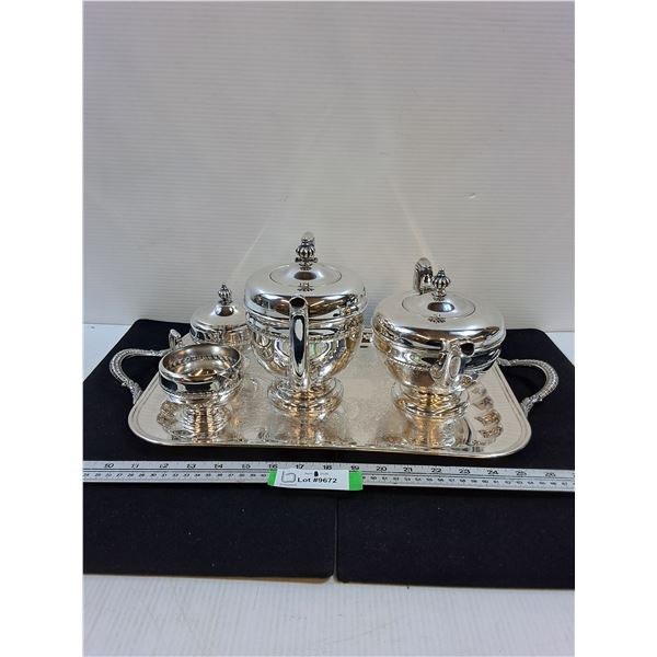 Viking Plate Tea Set