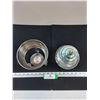 Image 2 : Plated Carafe Holder and Glass Candy Container
