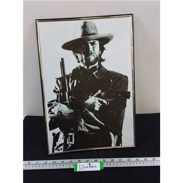 Clint Eastwood Wall Art-11.5x16.5"