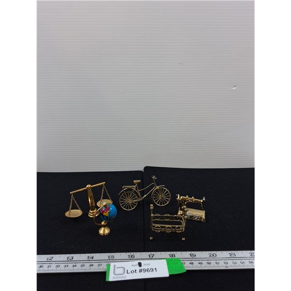 Brass Miniatures-Scale, Globe, Bike
