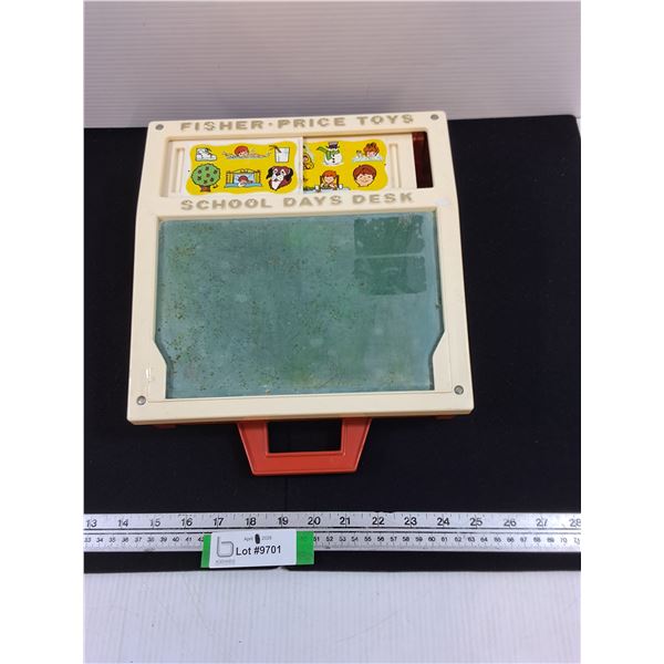 Fisher Price School desk with letters