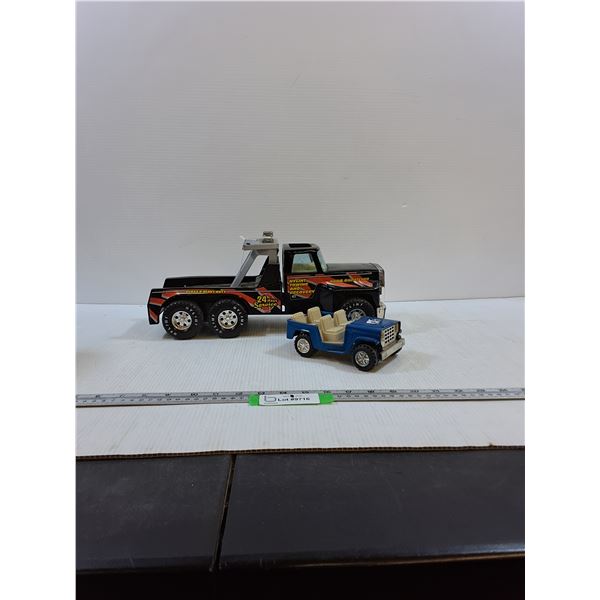 Nylint Metal Tow Truck & Small Jeep