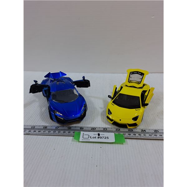 1:24 scale Jada Lykan Hyper Sport & Maisto LP700 Lambarghini