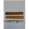 Image 1 : (2) Expandable Yard sticks-Lufkin, Rabone