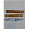 Image 2 : (2) Expandable Yard sticks-Lufkin, Rabone