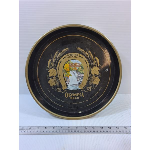 Olympia Beer Serving Tray-13" dia