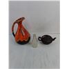 Image 2 : Ceramic Pitcher, Chinese Teapot, Vintage Glass Bottle