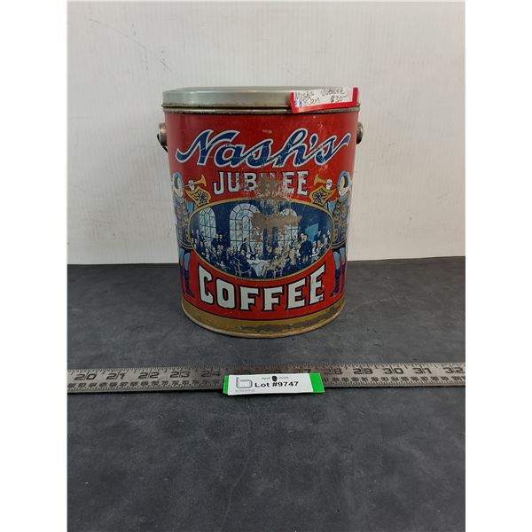 Vintage Nash's Jubilee Coffee Tin