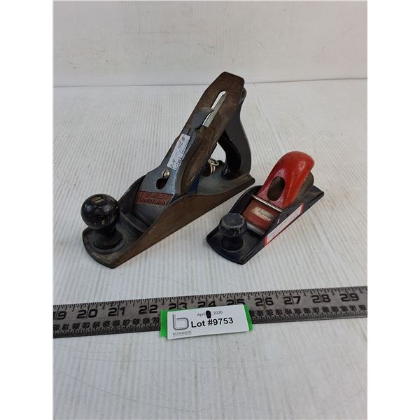 (2) Stanley "Handyman" Wood Planes