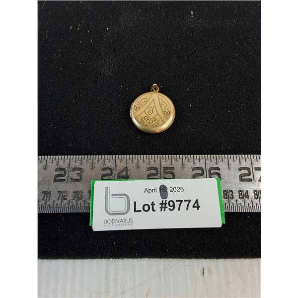 Vintage Gold-Filled Locket - Unauthenticated