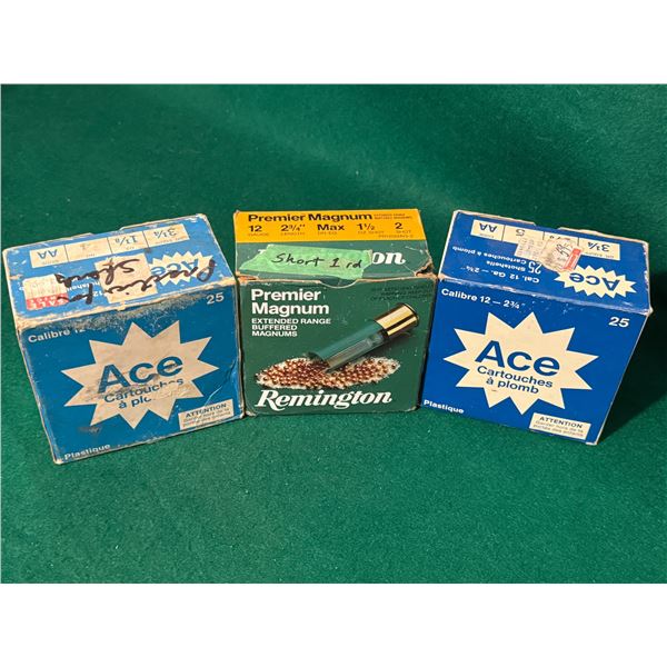 12 Ga Ace and Remington Shotshell Lot
