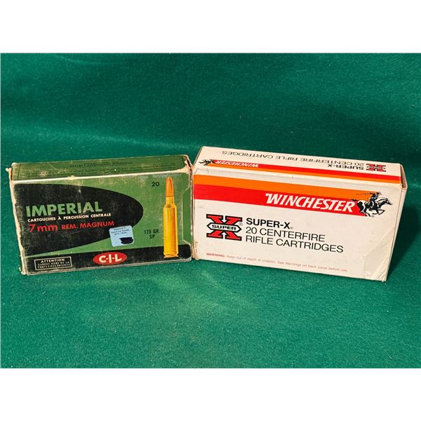7mm Rem Mag Imperial and Winchester Ammunition