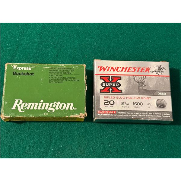 20 Gauge 2 3/4" Shot Shells - 2 Boxes