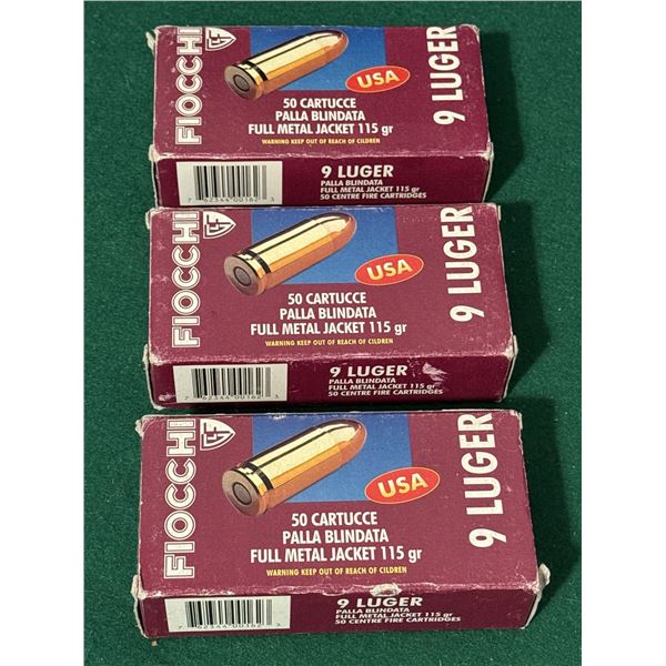 9 Luger Fiocchi Ammunition