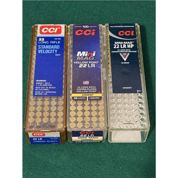 22 LR CCI Cartridges