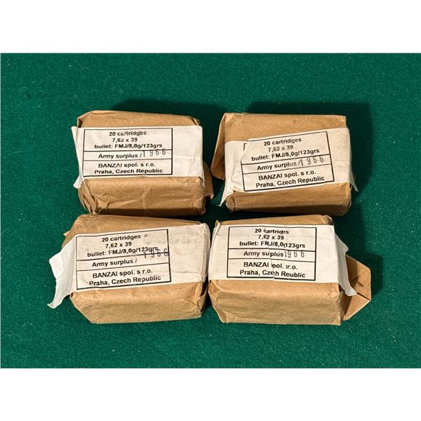 7.62 x 39 FMJ/8 Ammunition