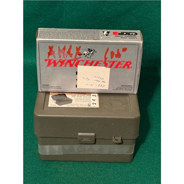 .243 Win Reloaded Ammunition with Case