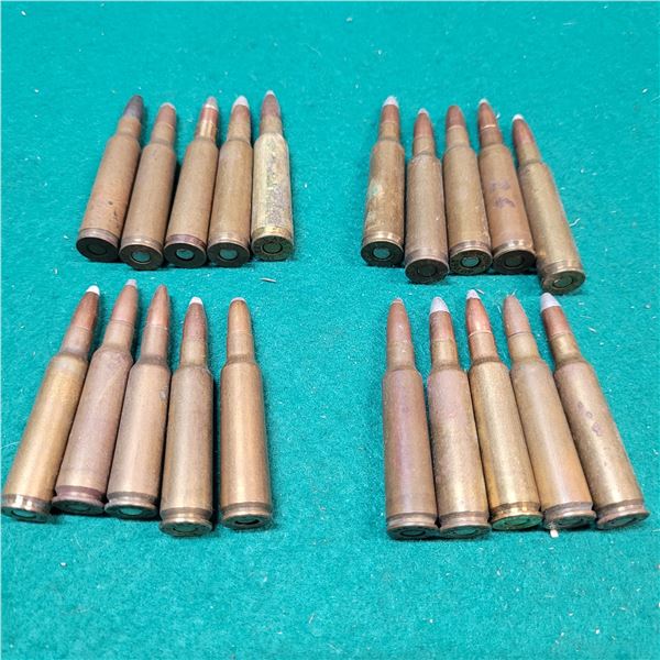 250 Savage Ammo 20 Loose Rounds