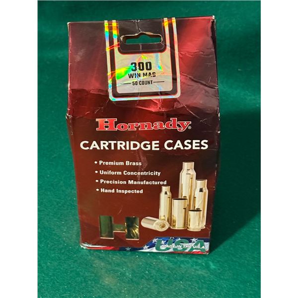 300 Win Mag Hornady Premium Brass Cartridge Cases - New / Unopened