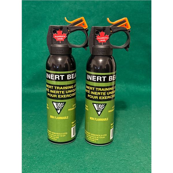 Inert Bear Spray Cannisters with Holsters - NEW