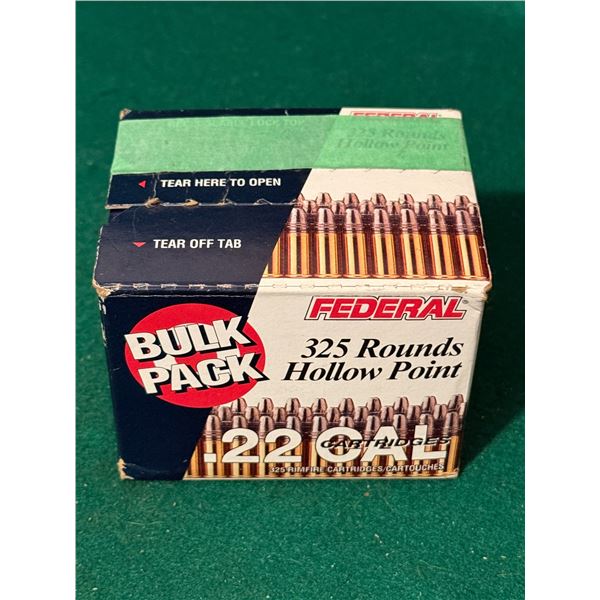 .22 Cal Federal Hollow Point Rounds