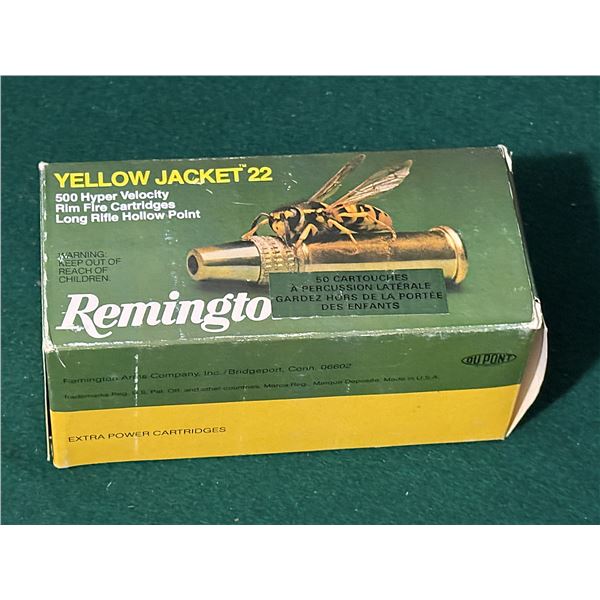 22 Yellow Jacket Hyper Velocity Rim Fire Cartridges - 10 boxes