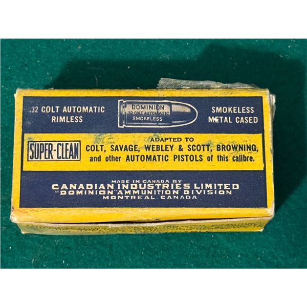 .32 Colt Automatic Rimless Smokeless Ammunition