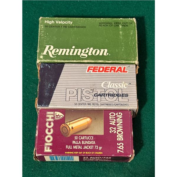 32 Auto Factory Ammunition Lot