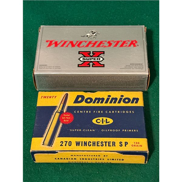 270 WIN Brass Casings in Collector's Box