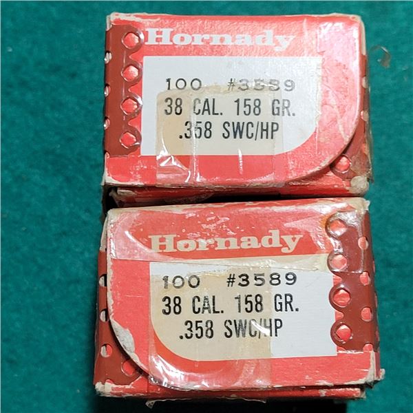.38 Cal (.358) 148gr SWC/HP Bullets