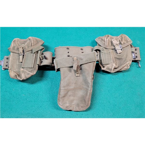 Original US Army Belt with Pouches