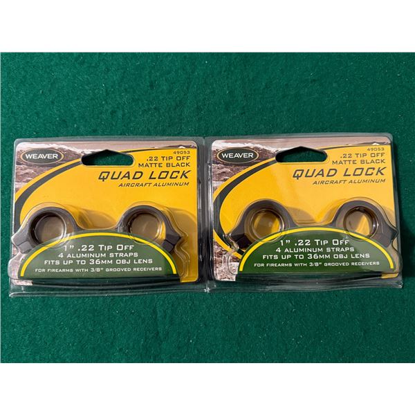 .22 Tip Off 1" Weaver Quad Lock Rings