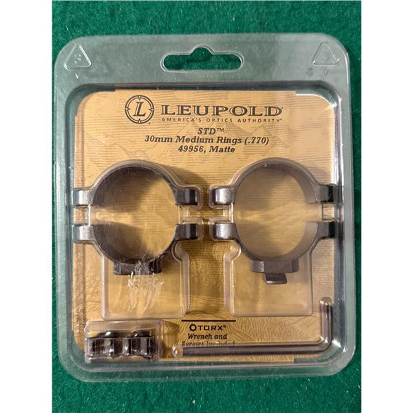 30 mm Leupold STD Medium Rings (.770)