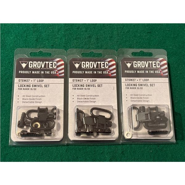 Ruger 10/22 Locking Swivel Set 1" Loop