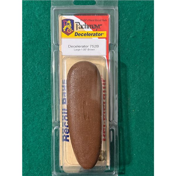 Decelerator 752B Recoil Pad - Large 1" Brown