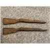 Image 1 : SKS Wood Rifle Stocks 2pcs Military Surplus