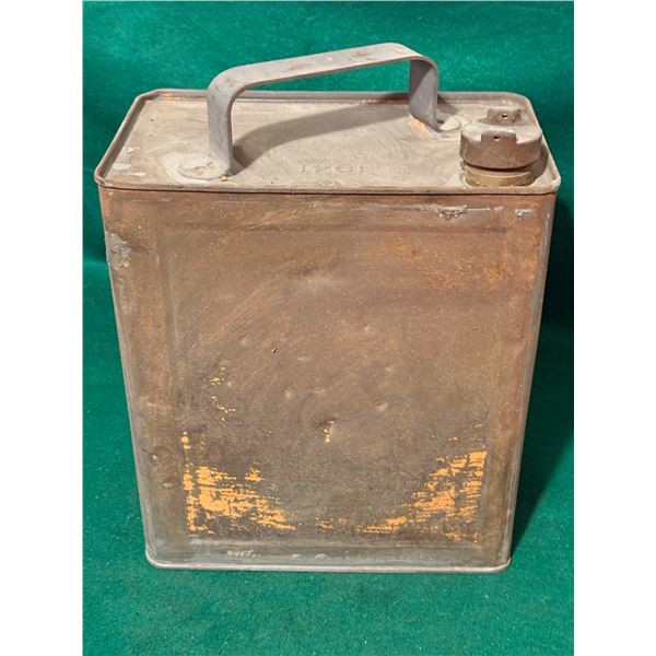 Vintage Metal Fuel Can w/ Handle