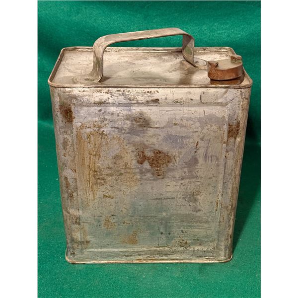Vintage Metal Fuel Can w/ Handle