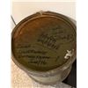 Image 4 : Vintage Military Surplus Metal Drum Container