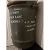 Image 5 : Vintage Military Surplus Metal Drum Container
