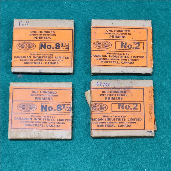 CIL  8 1/2 & 2 1/2 Black Powder Primers in Collector Boxes