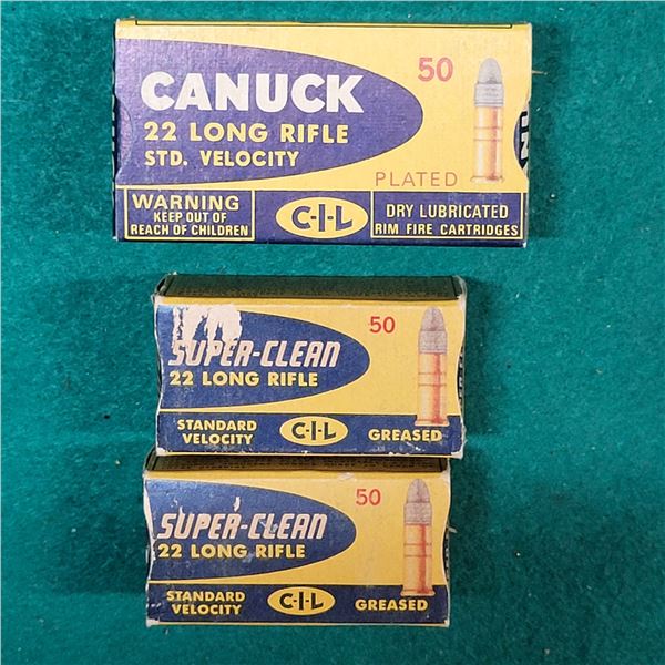 CIL  .22 Long Rifle Canuck & Super Clean Collectible Ammo