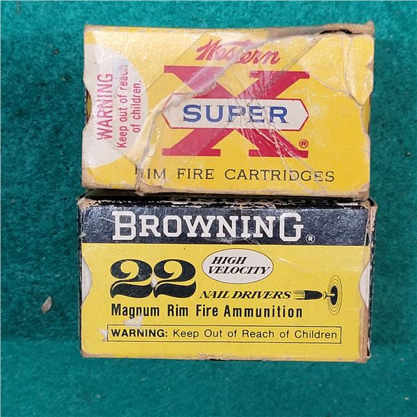 .22 Rimfire Magnum Browning & Winchester Ammo