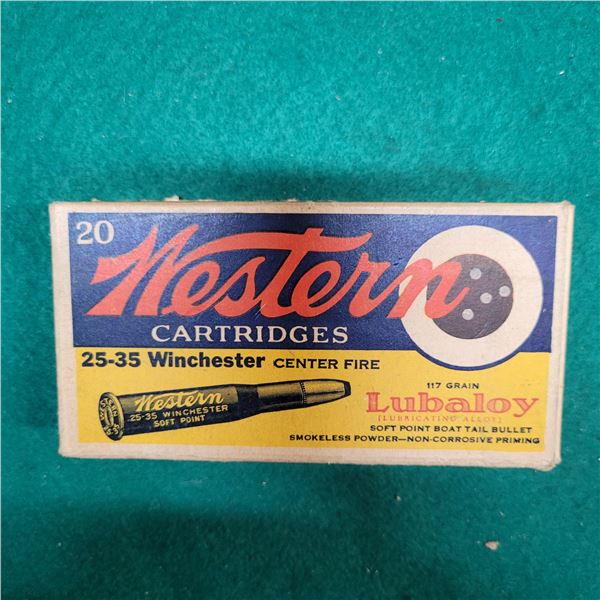 .25-35 Winchester Collectible Western Ammo