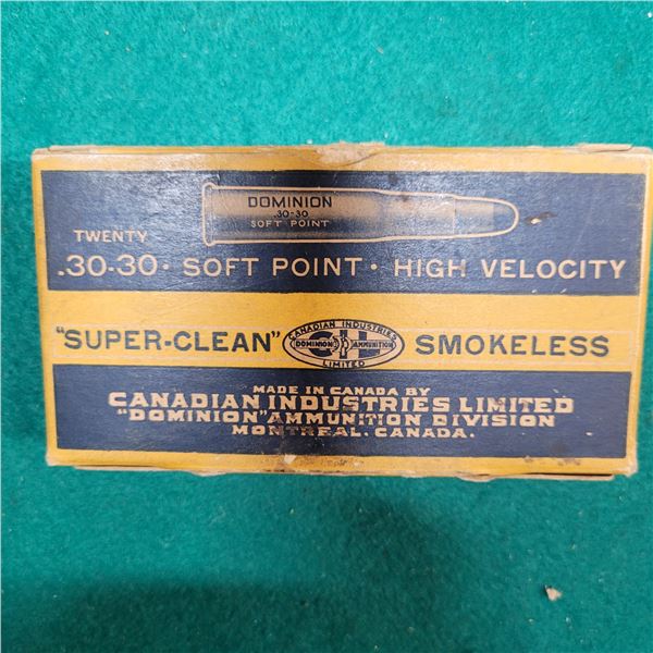 .30-30 Winchester Collectible CIL Dominion Ammo