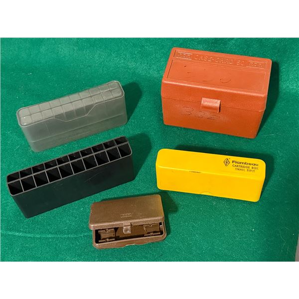 Plastic Ammo Cases Lot